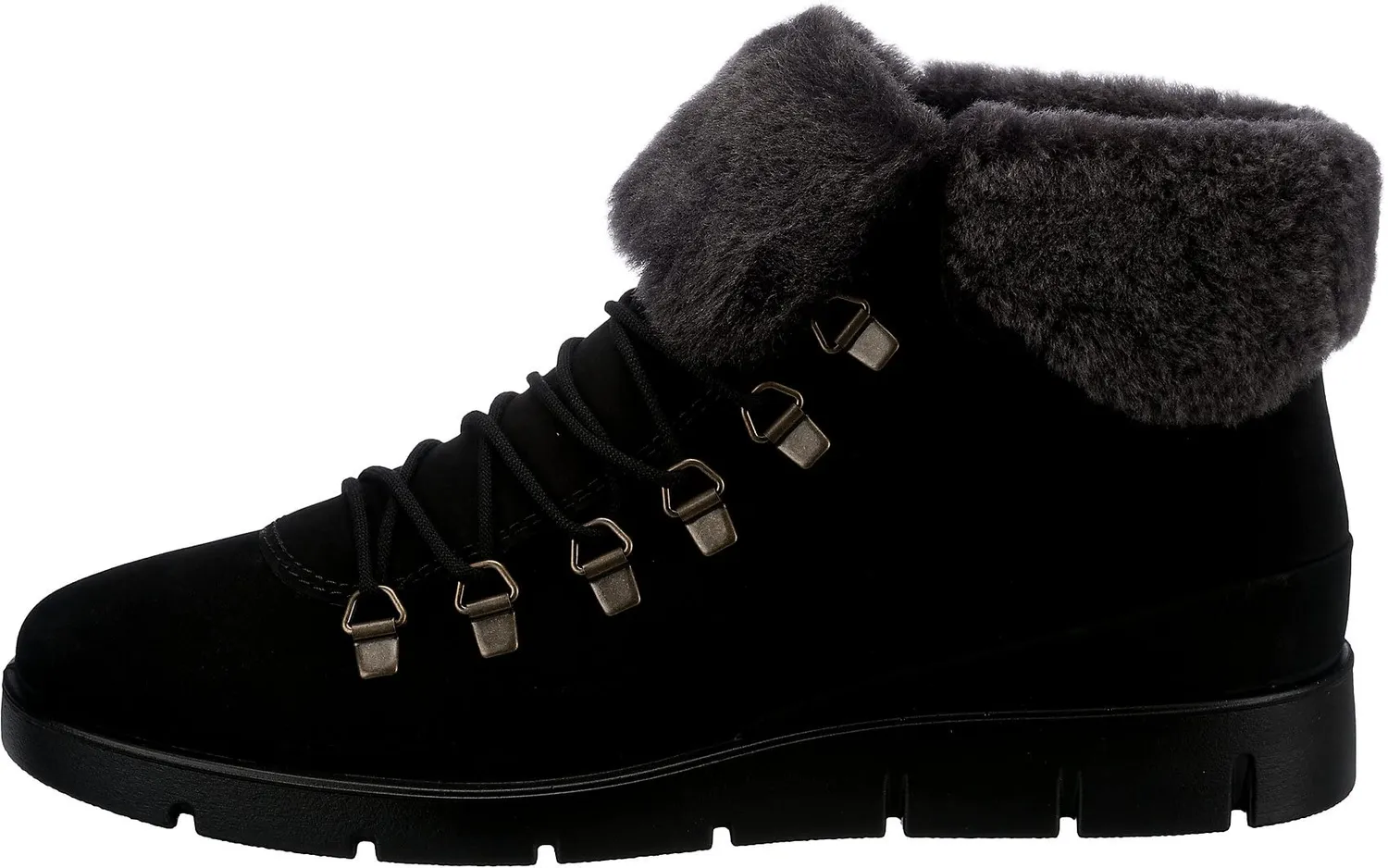 Ecco Bella 333 ballerine donna pelle nero barca