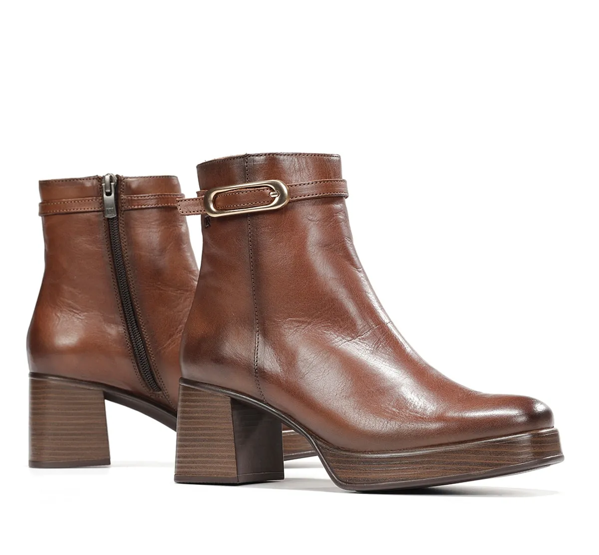 Fluchos Cristel D9733 stivaletti marrone donna