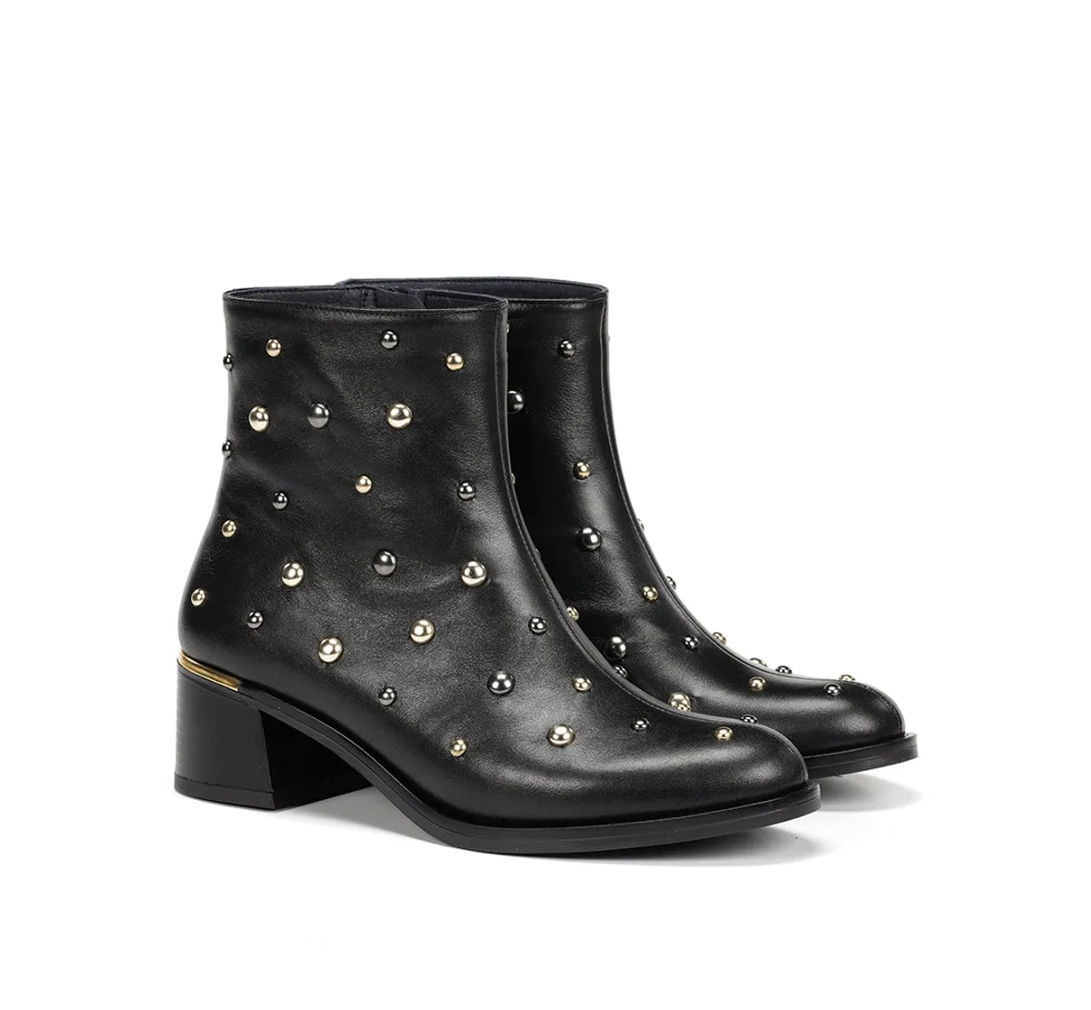 Dorking Kim D9608 Stivaletti Neri Donna Tacco
