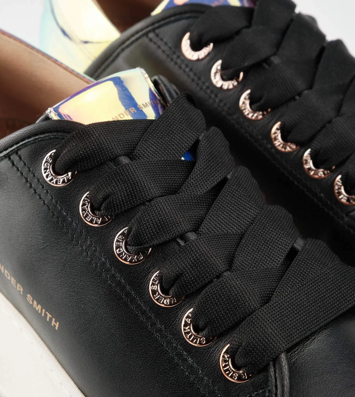 Alexander Smith Wembley sneakers donna rose pitonato