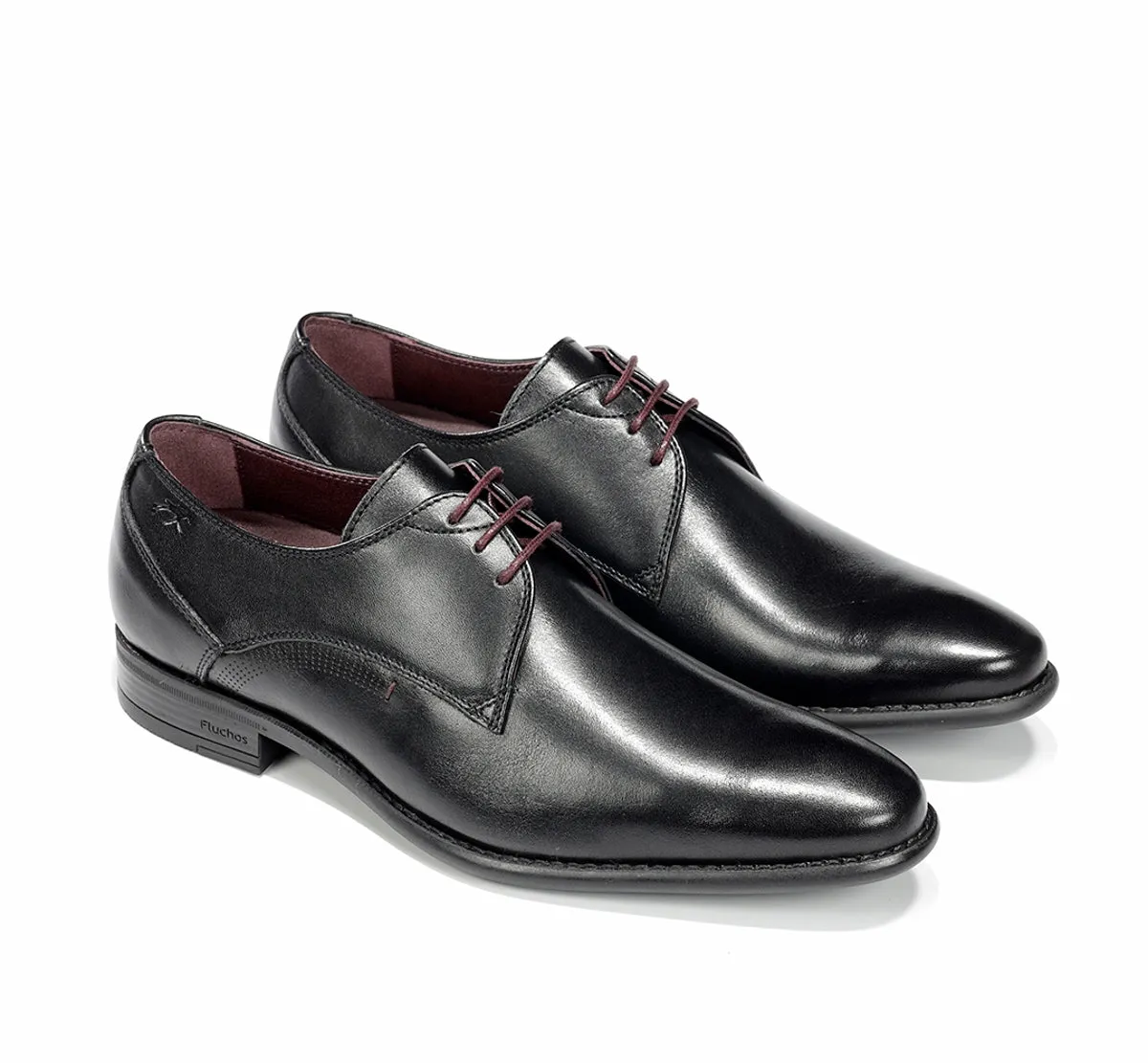 Fluchos Alex 9204 scarpe eleganti nere uomo