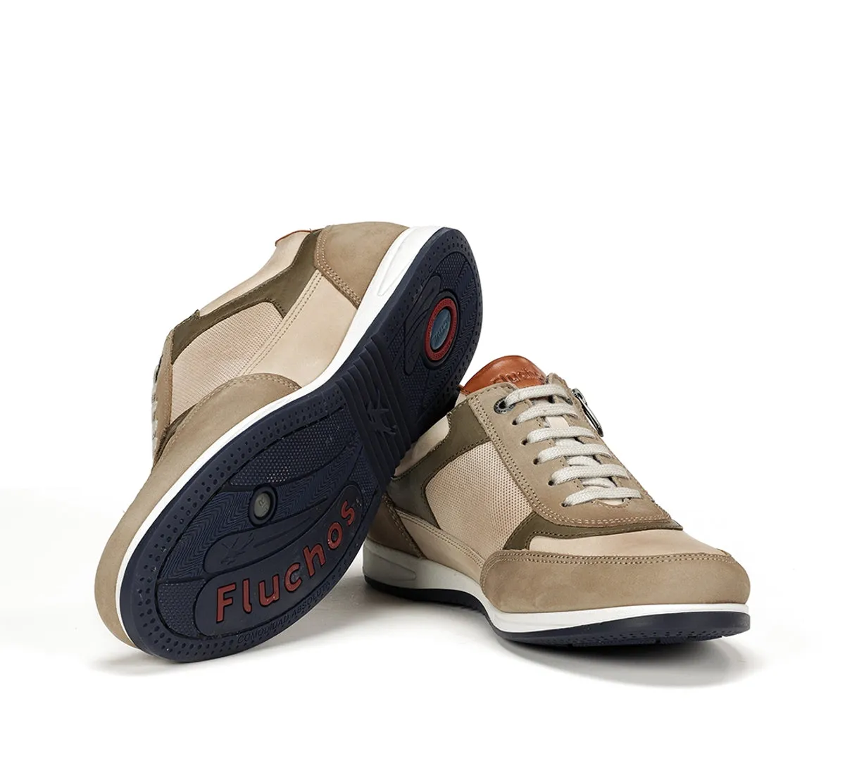 Fluchos Daniel F1288 sneakers tortora uomo
