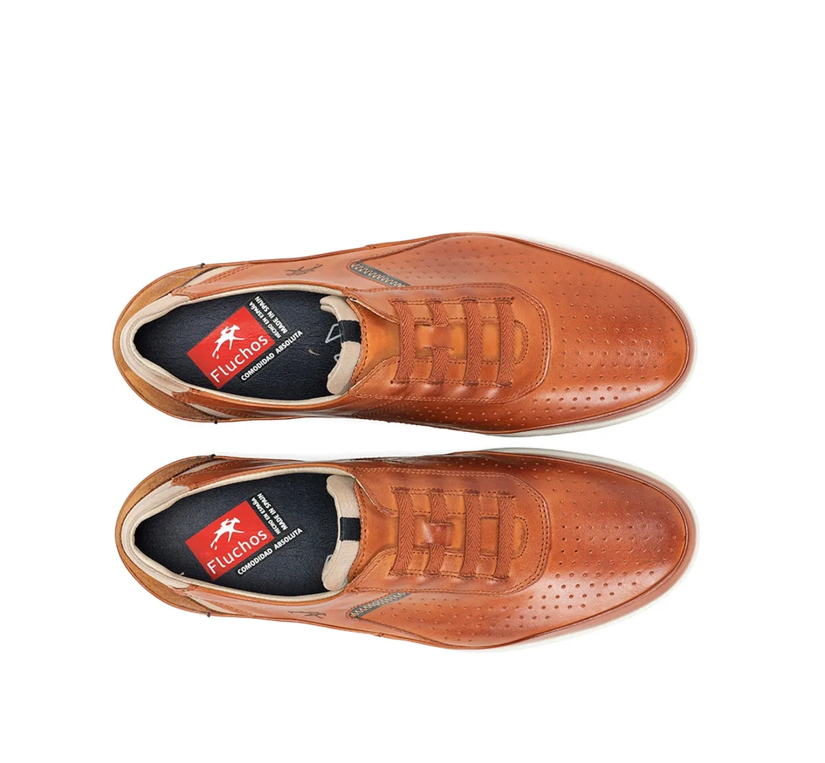 Fluchos Jaden F1736 Sneakers Marroni Uomo Lacci