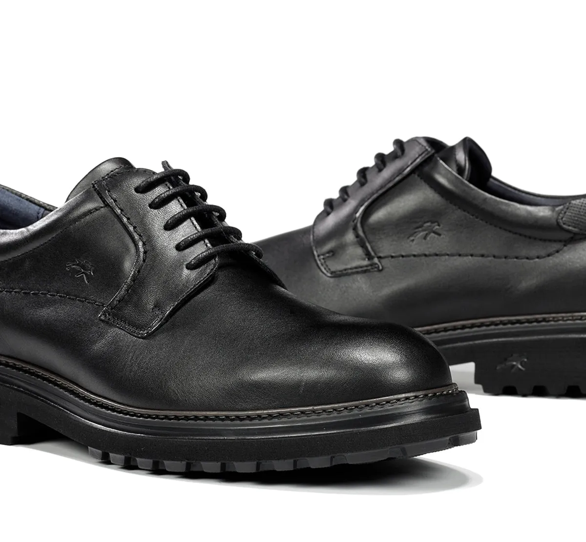 Fluchos Lincon F2054 Scarpe Uomo Nere Classiche