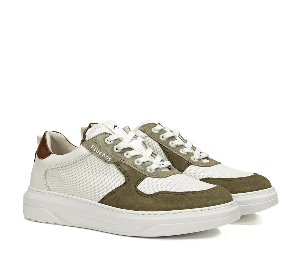 Fluchos Boston F1970 sneakers uomo verdi light