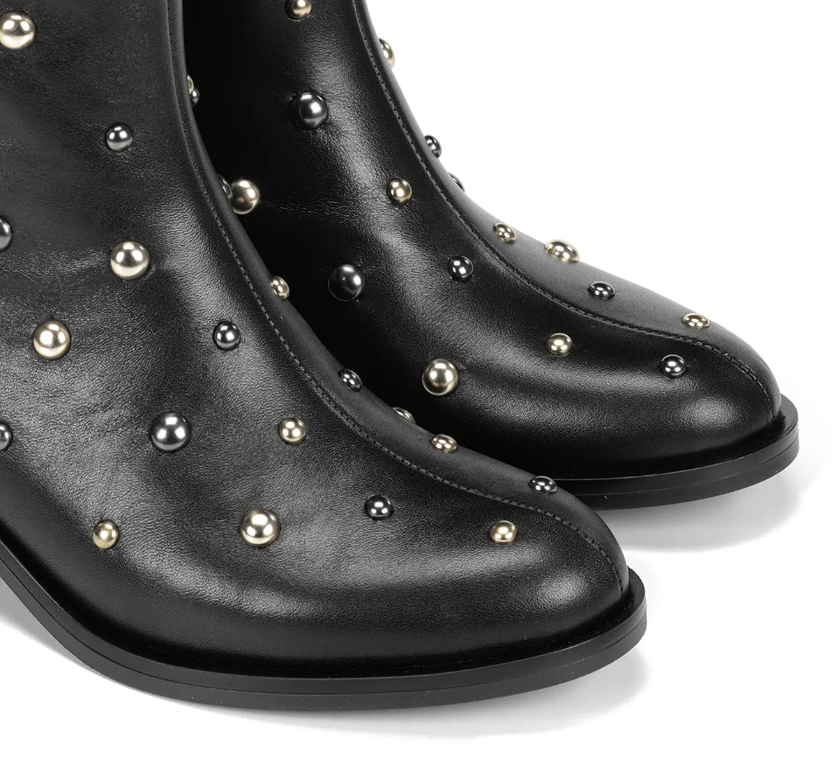 Dorking Kim D9608 Stivaletti Neri Donna Tacco