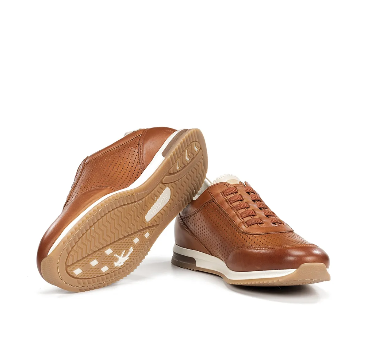 Fluchos Samir F2189 sneakers marroni pelle uomo