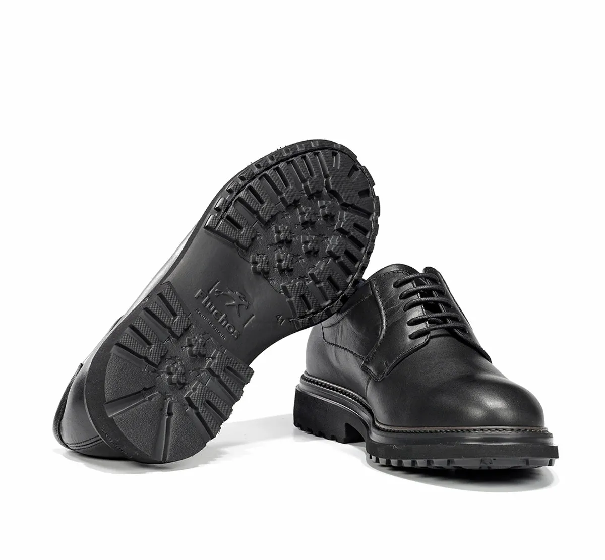Fluchos Lincon F2054 Scarpe Uomo Nere Classiche