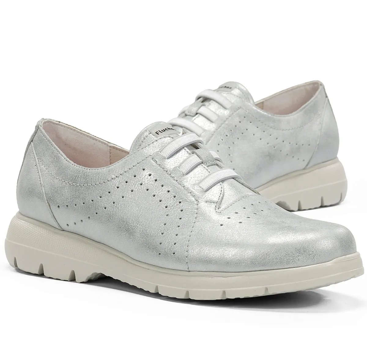 Fluchos Gladis F2202 scarpe donna argento