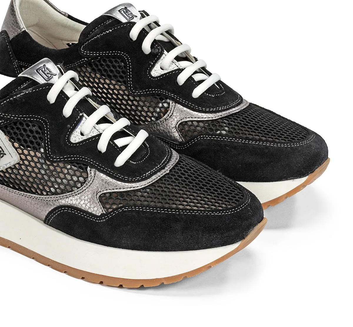 Fluchos Split D9473 sneakers donna nere antiscivolo