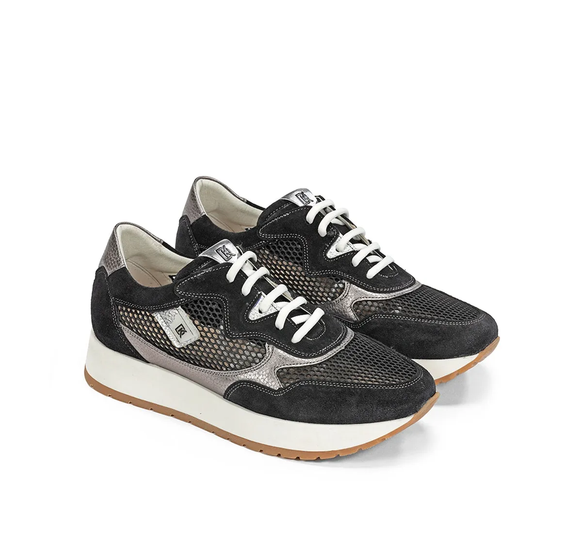 Fluchos Split D9473 sneakers donna nere antiscivolo