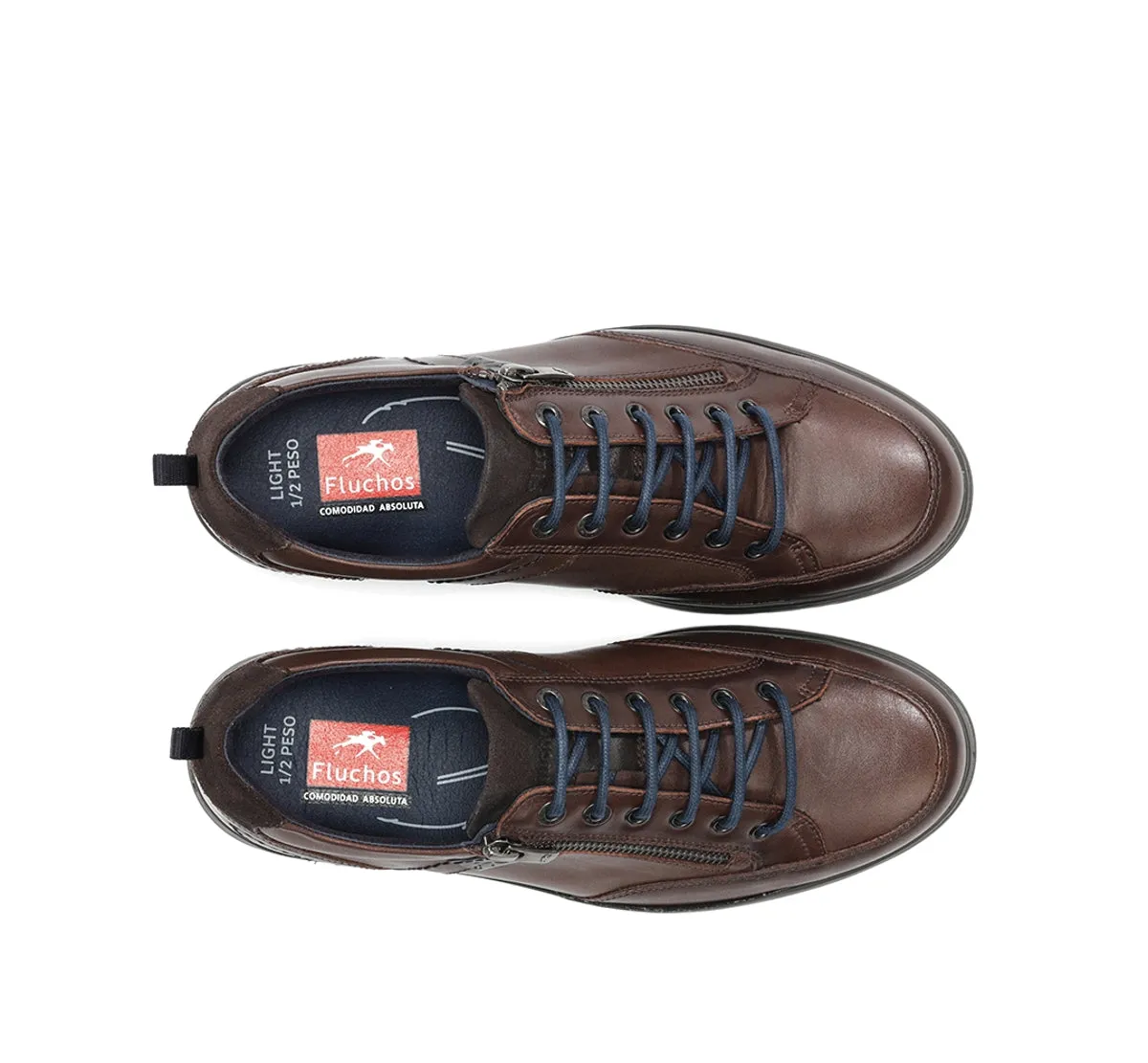 Fluchos Atlas F0298 Sneakers Marrone Uomo Pelle