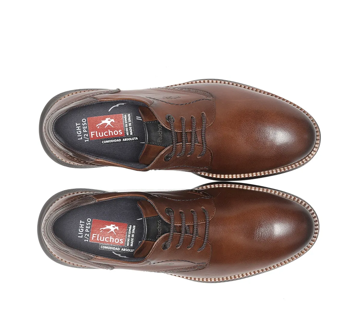 Fluchos William F1351 scarpa marrone pelle morbida