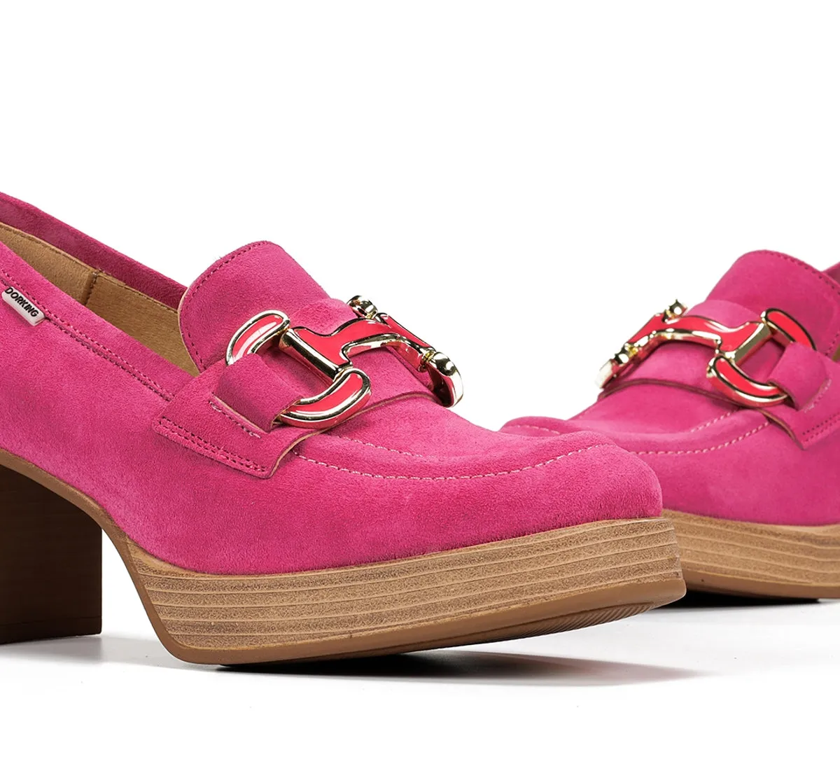 Dorking Cristel D9232 Mocassini Donna Rosa Platform