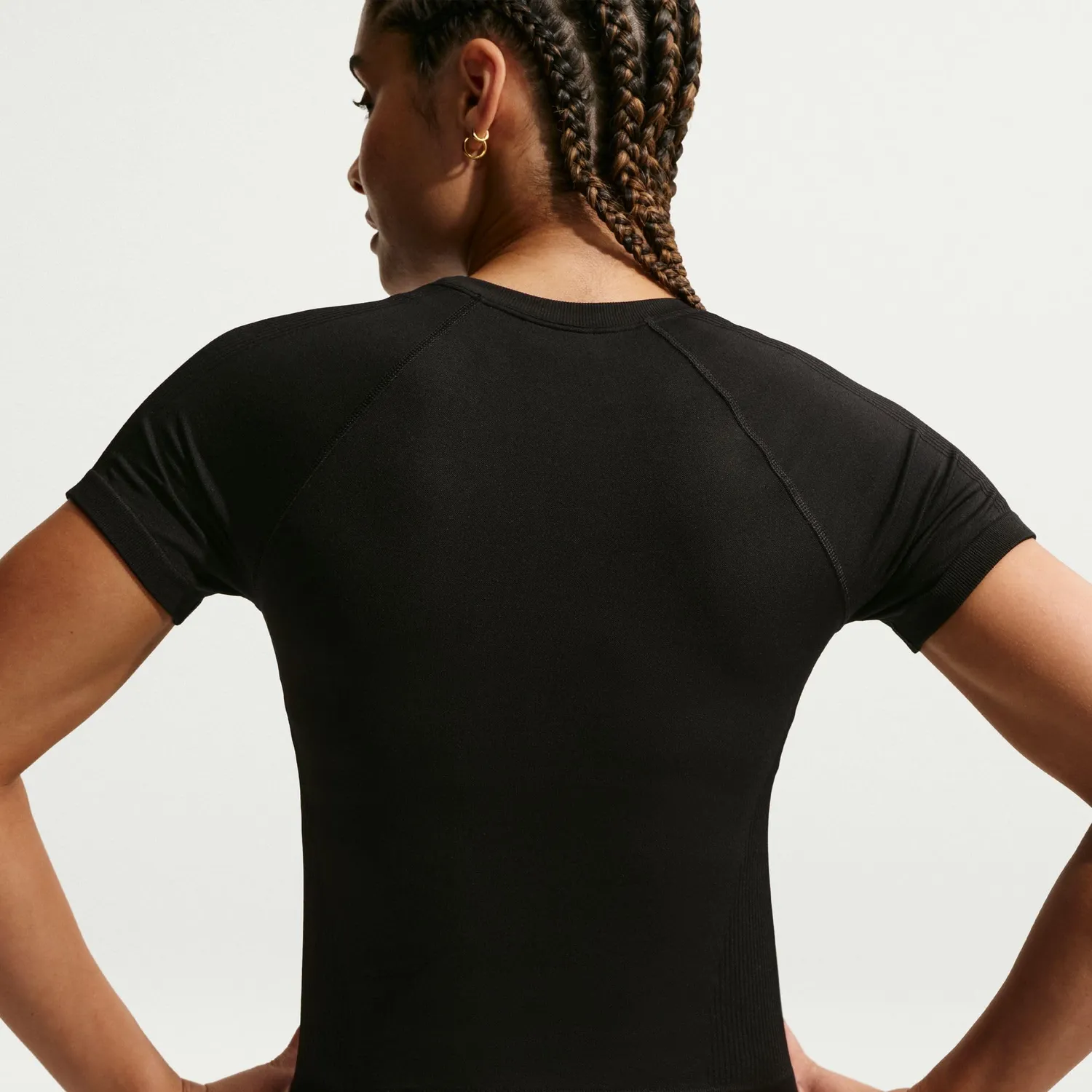 Nike Pro t-shirt donna XXS nera traspirante