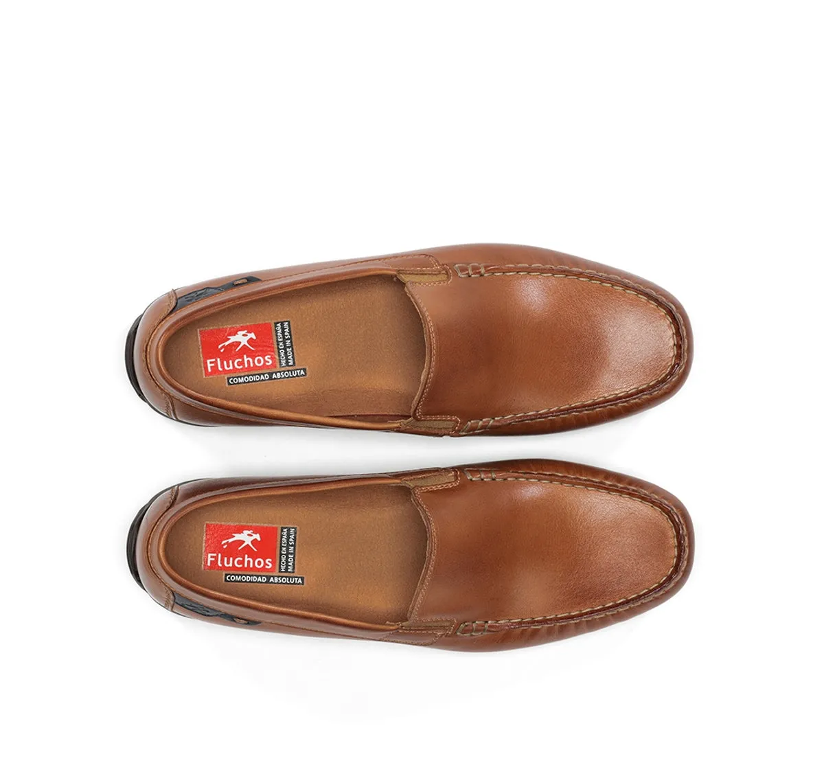 Fluchos Samoa F2208 mocassini uomo marroni flessibili