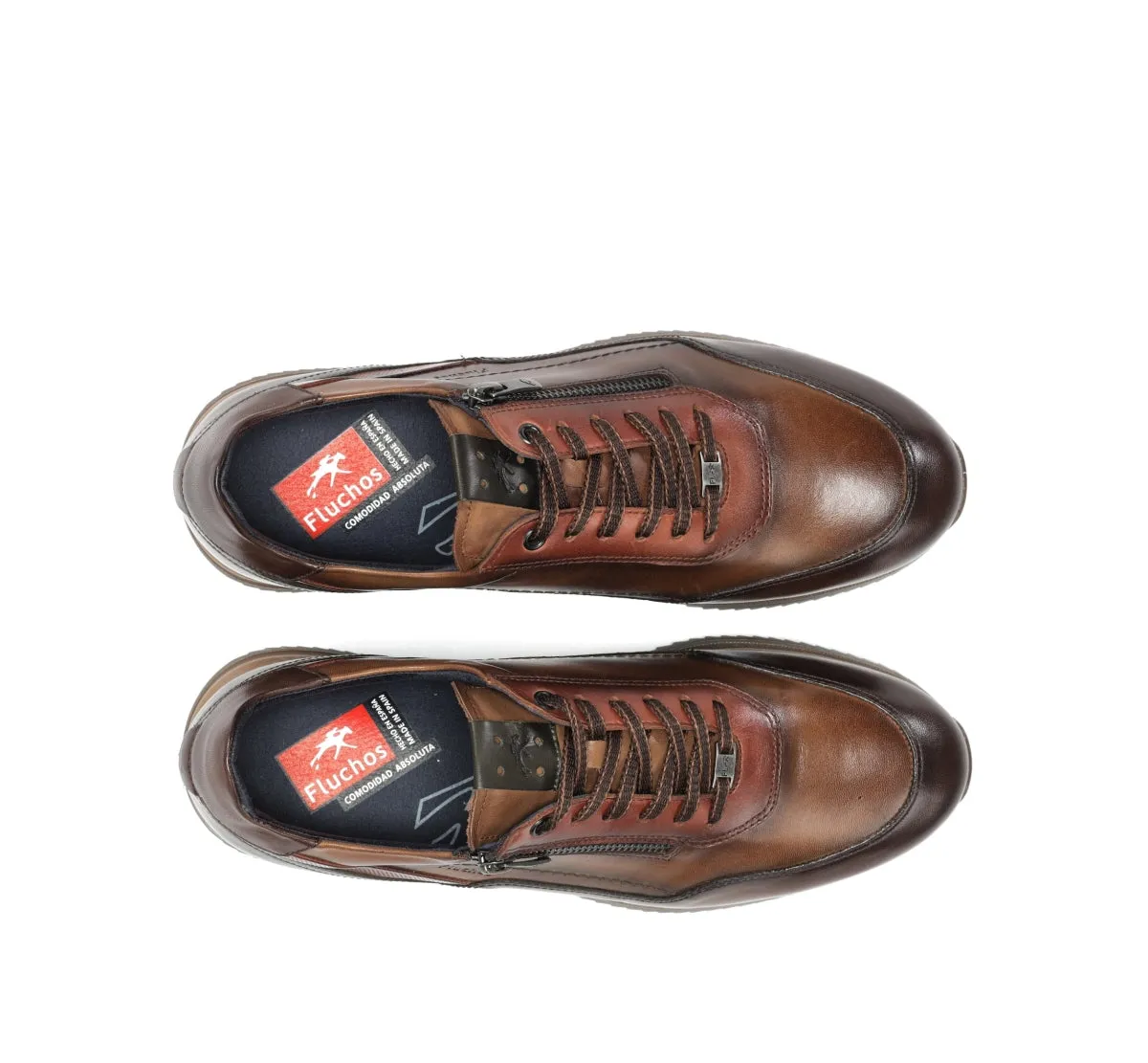 Fluchos Samir F2263 sneakers uomo marroni versatili