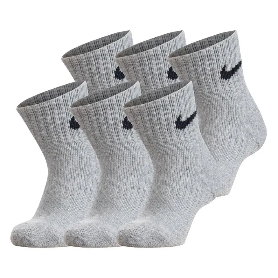 Nike Df Perf Basic calzini quarter grigi