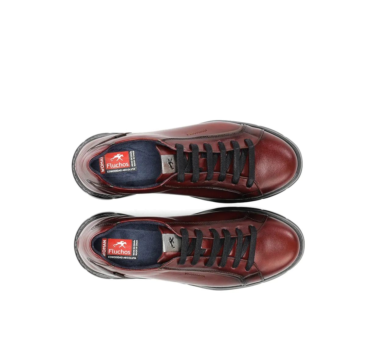 Fluchos Ilia F2305 Sneakers Donna Bordeaux Zeppa
