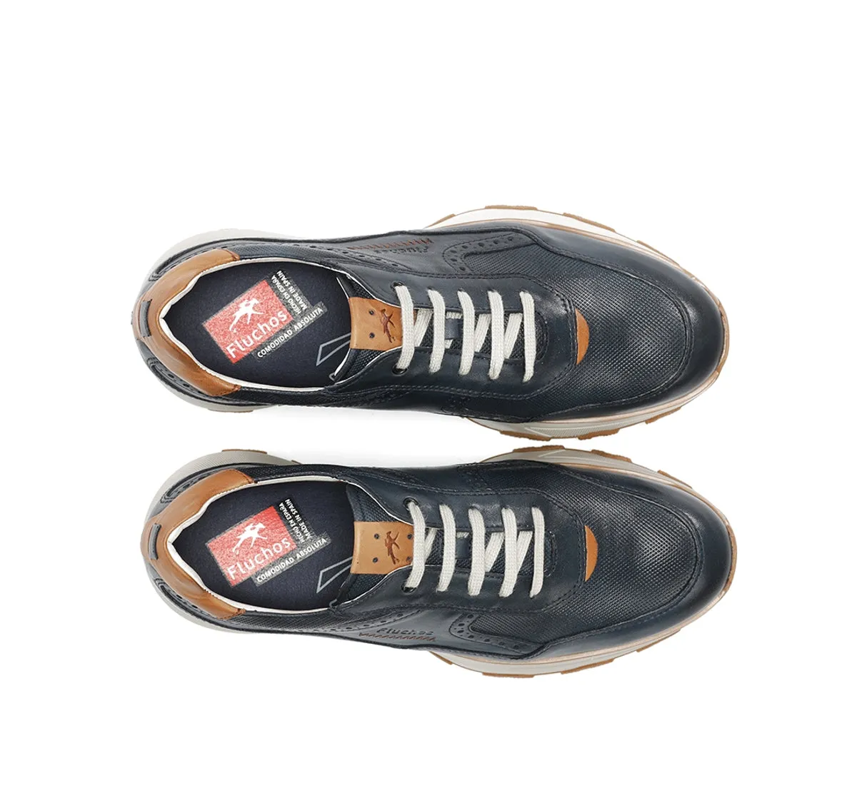 Fluchos Walter F2090 sneakers uomo blu classiche