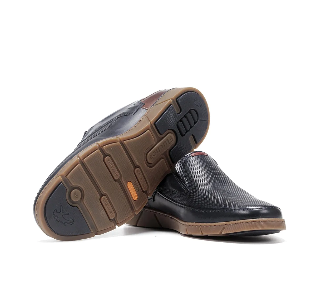 Fluchos Barry F1157 Mocassini Uomo Blu Comodi