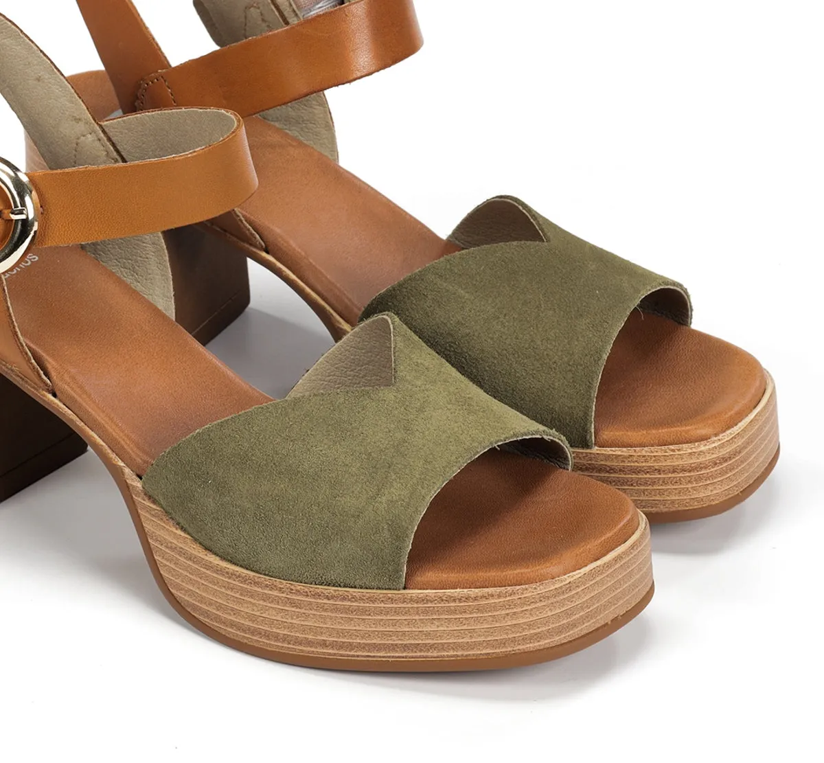 Fluchos Diamond D9287 Sandali Donna Verde Tacco