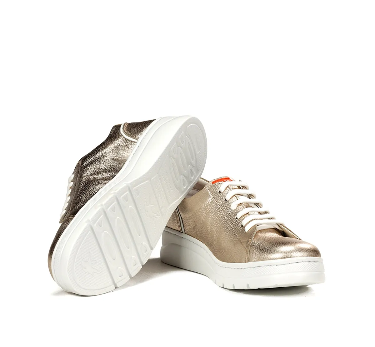 Fluchos Pompas F1917 sneakers dorate donna leggere