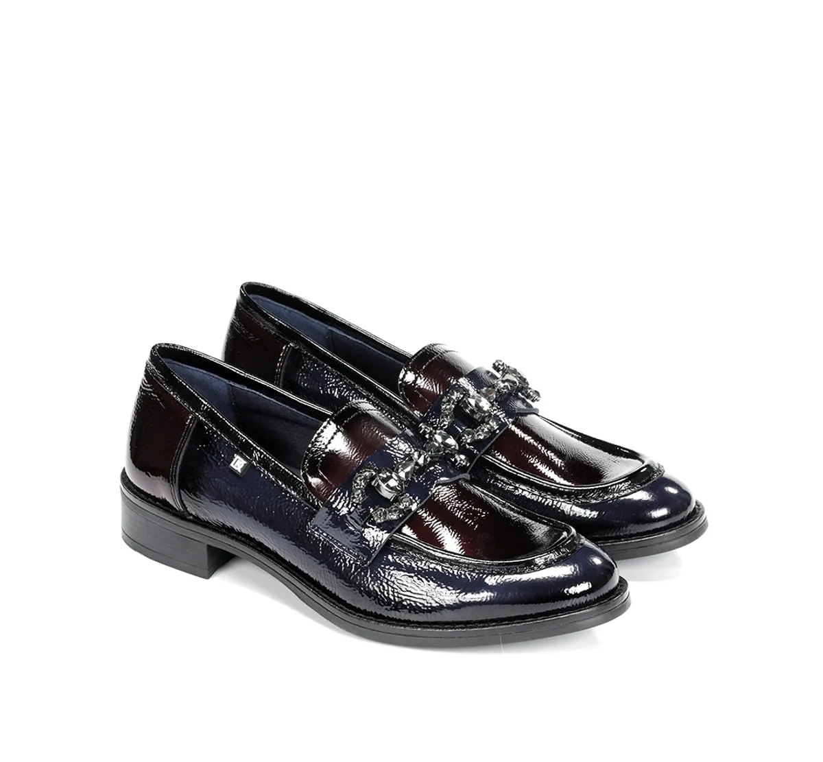Fluchos Harvard D9118 mocassino blu donna comodo