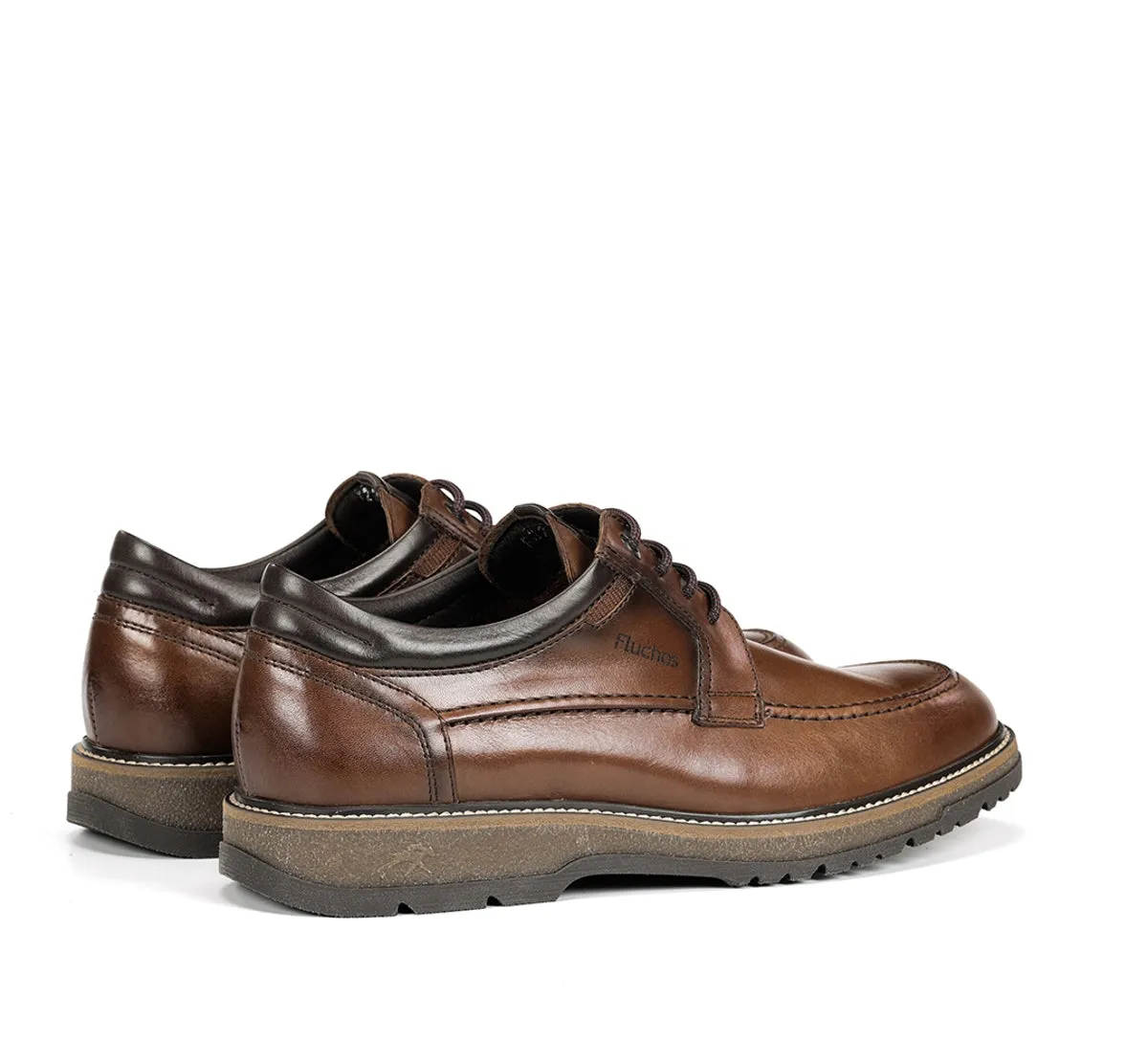 Fluchos Buggy F2320 scarpe uomo marroni pelle