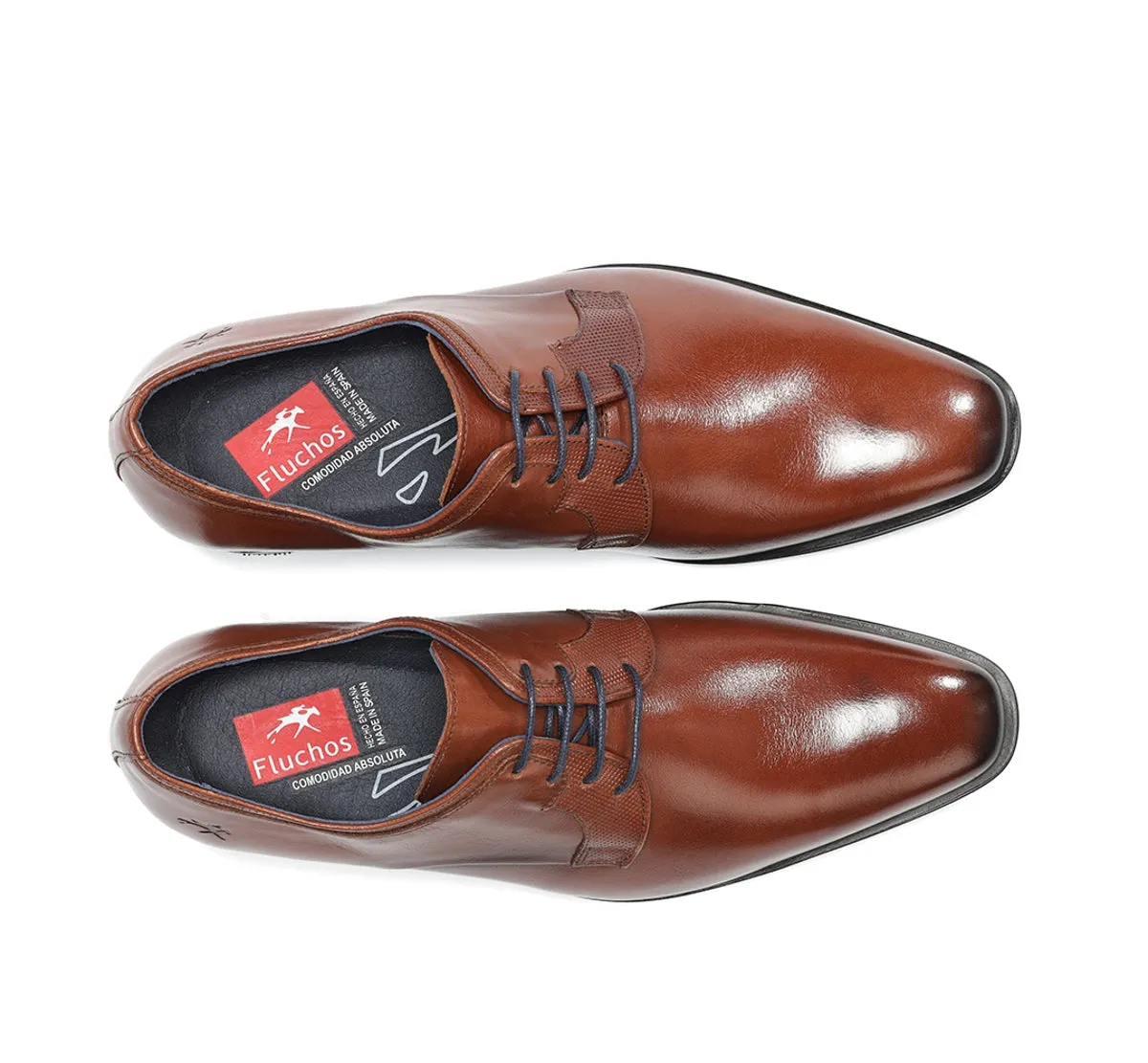 Fluchos Cesar 9668 scarpe eleganti uomo marroni cerimonia