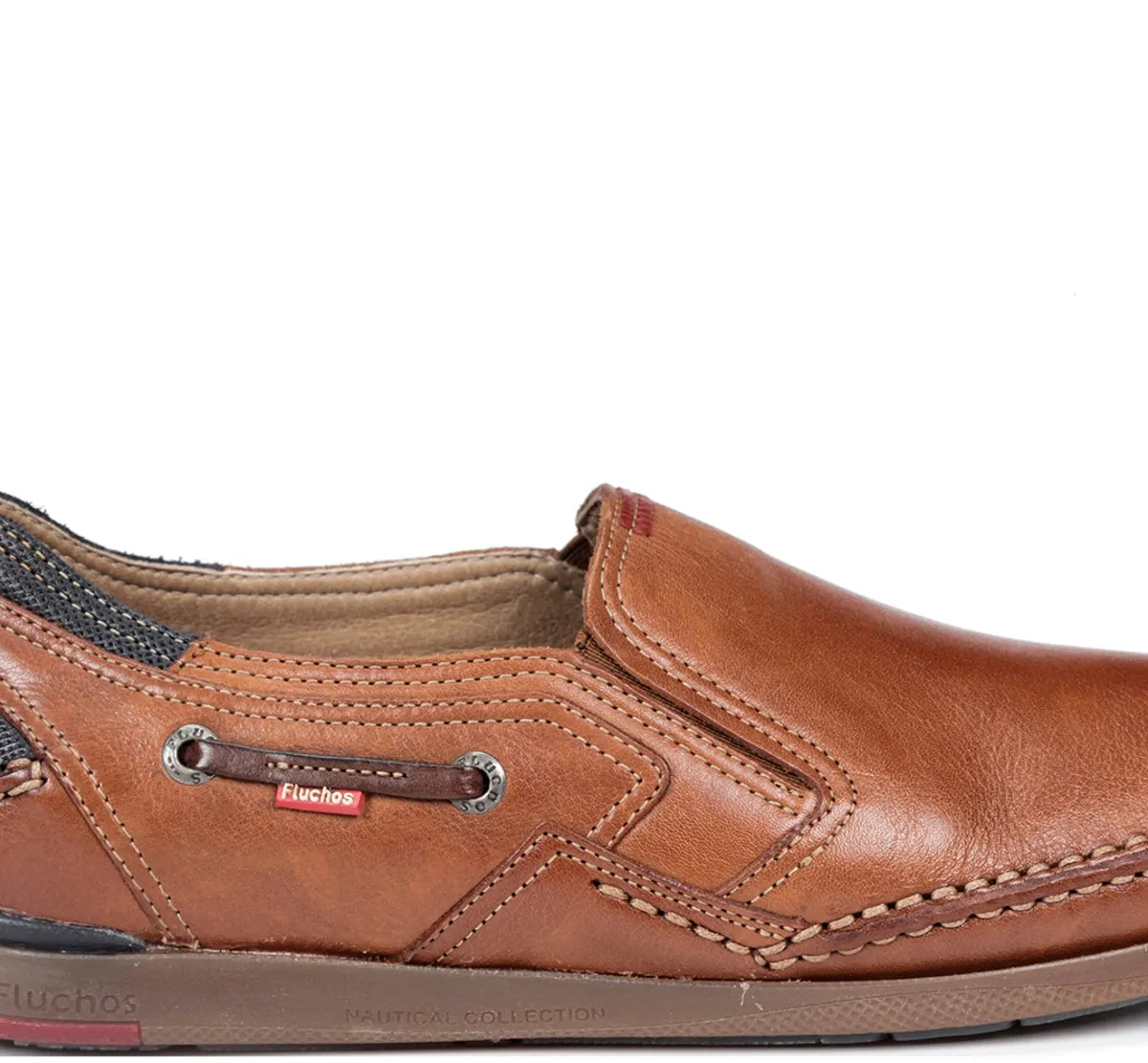 Fluchos Mariner 9883 mocassino uomo marrone slip-on