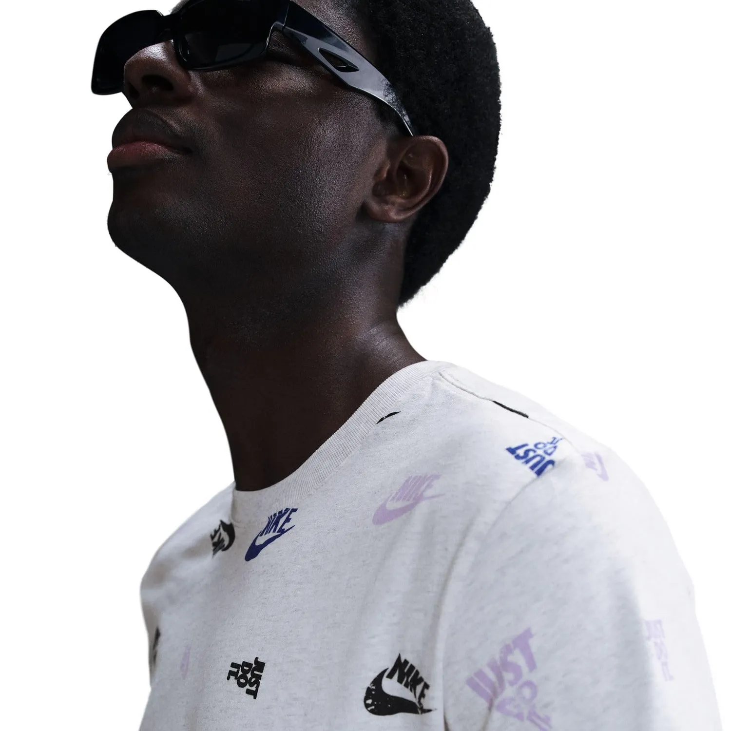 Nike Sportswear t-shirt uomo L bianca cotone