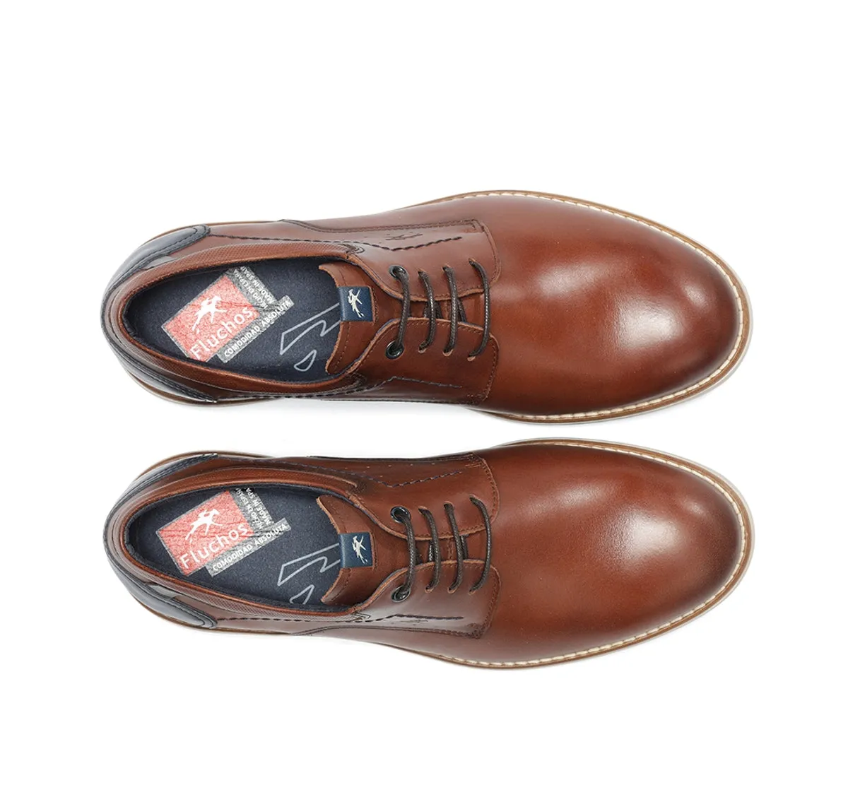 Fluchos Taylor F2091 scarpe uomo marroni sport eleganti