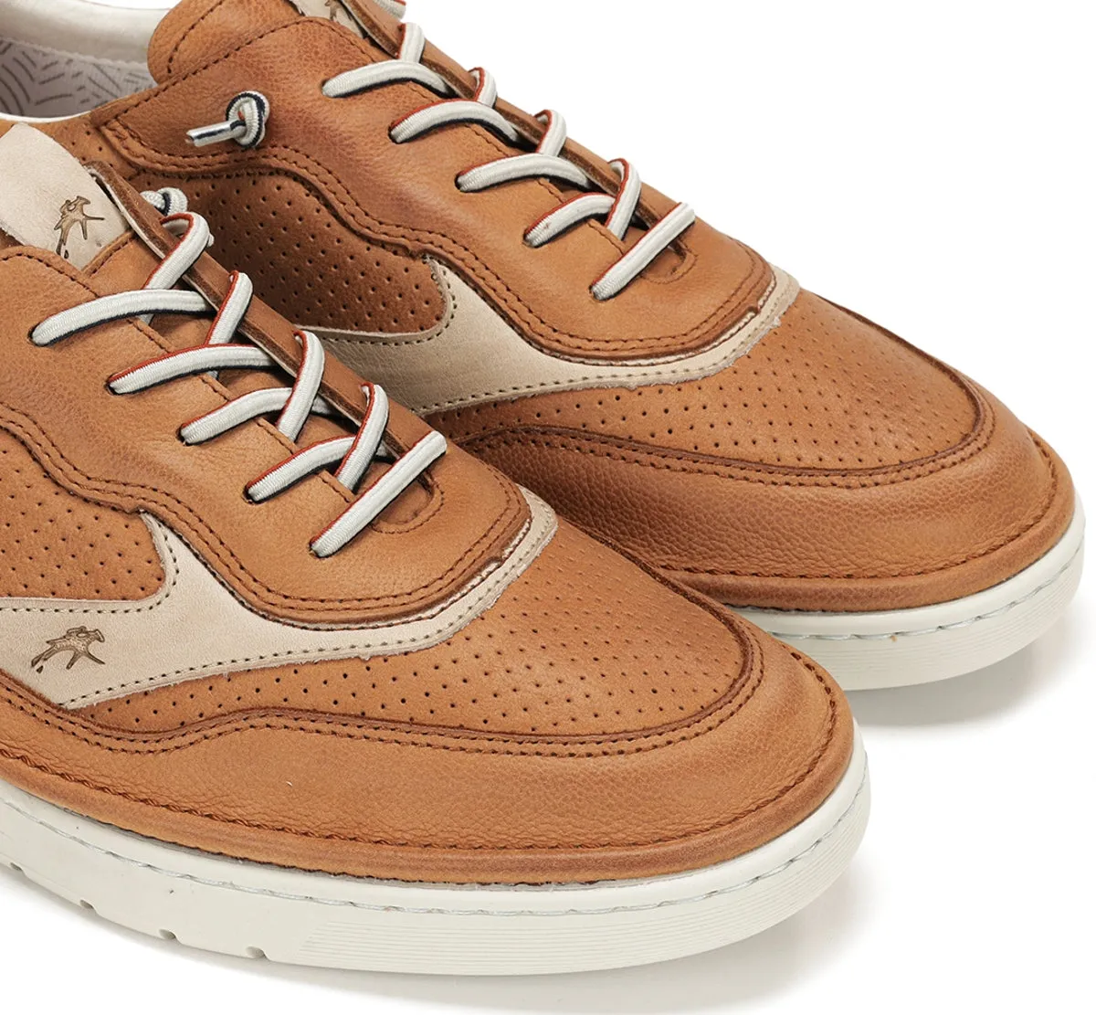 Fluchos Leo F1943 sneakers uomo marroni suola caramello