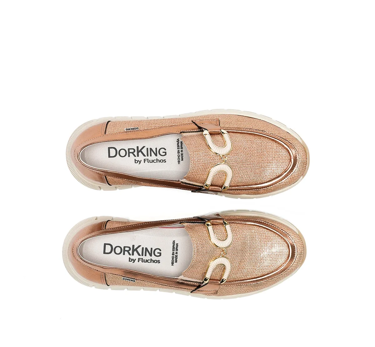Dorking Kloss D9636 mocassini donna nude sportivi