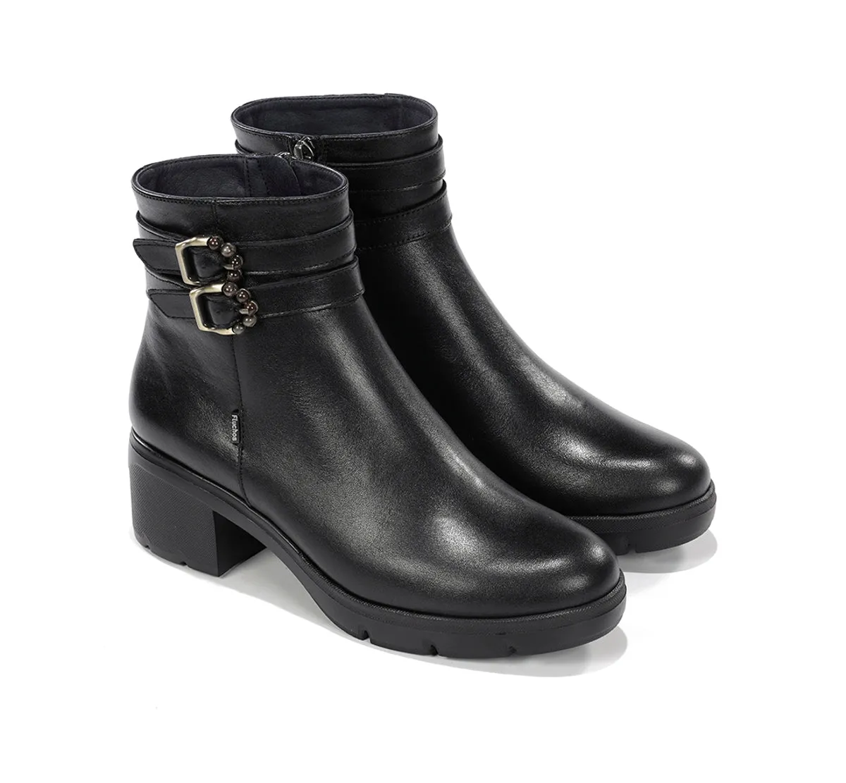 Fluchos Fugaz F2516 Stivaletto Donna Nero Suola Track
