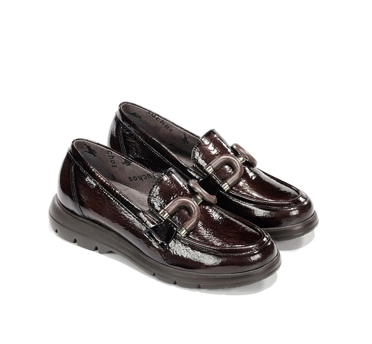 Fluchos Gladis F2514 mocassini donna marroni leggeri