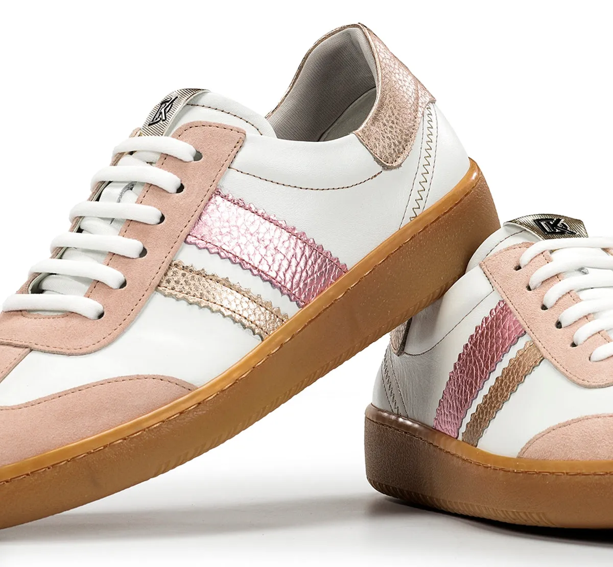 Fluchos Lynn D9476 sneakers donna nude pelle