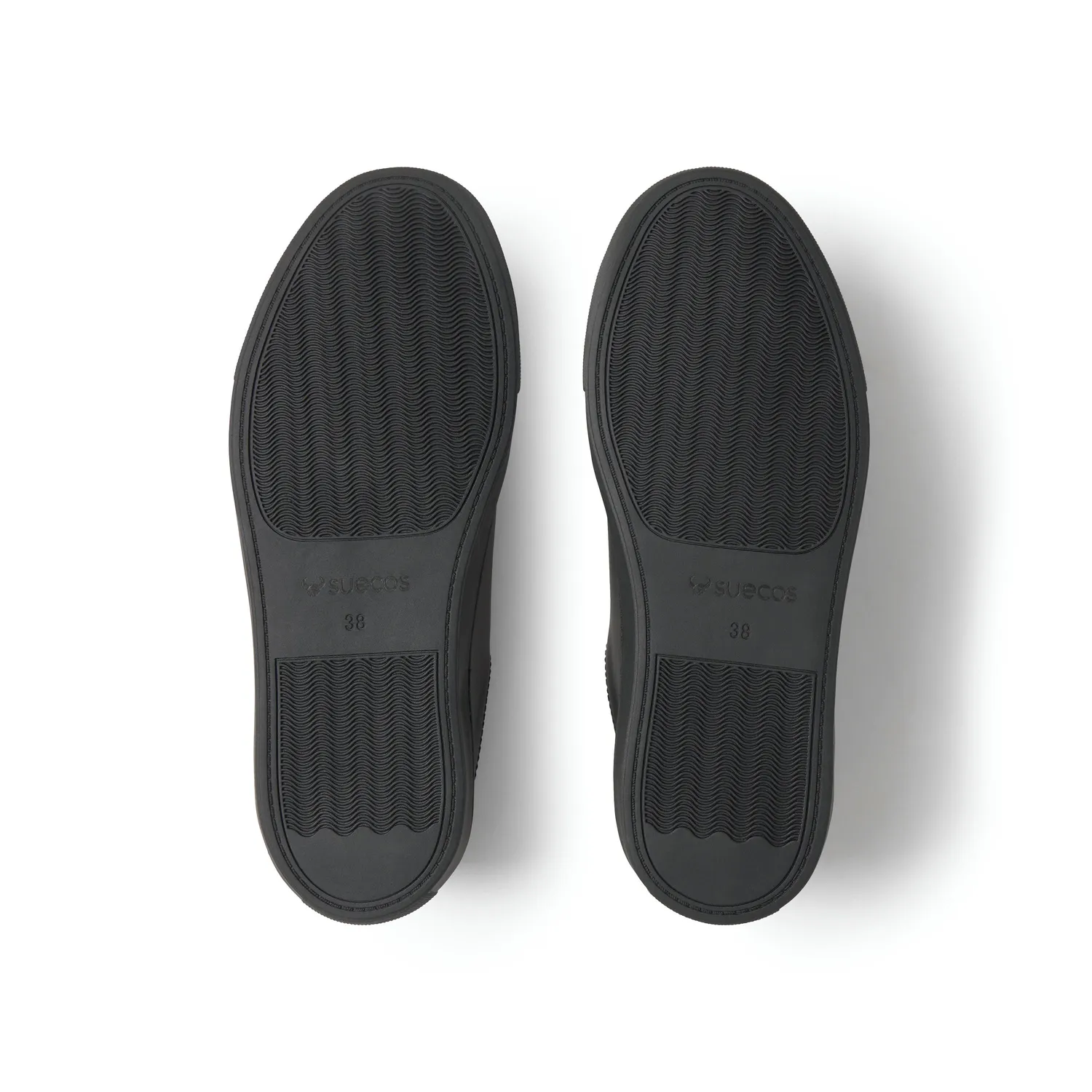 Suecos Nord Black scarpe da lavoro nere in pelle