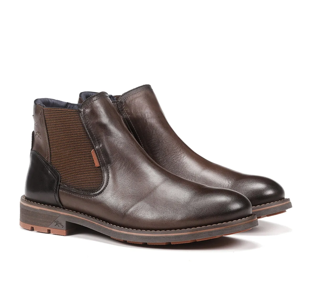Fluchos Terry F1343 polacchine uomo marroni invernali