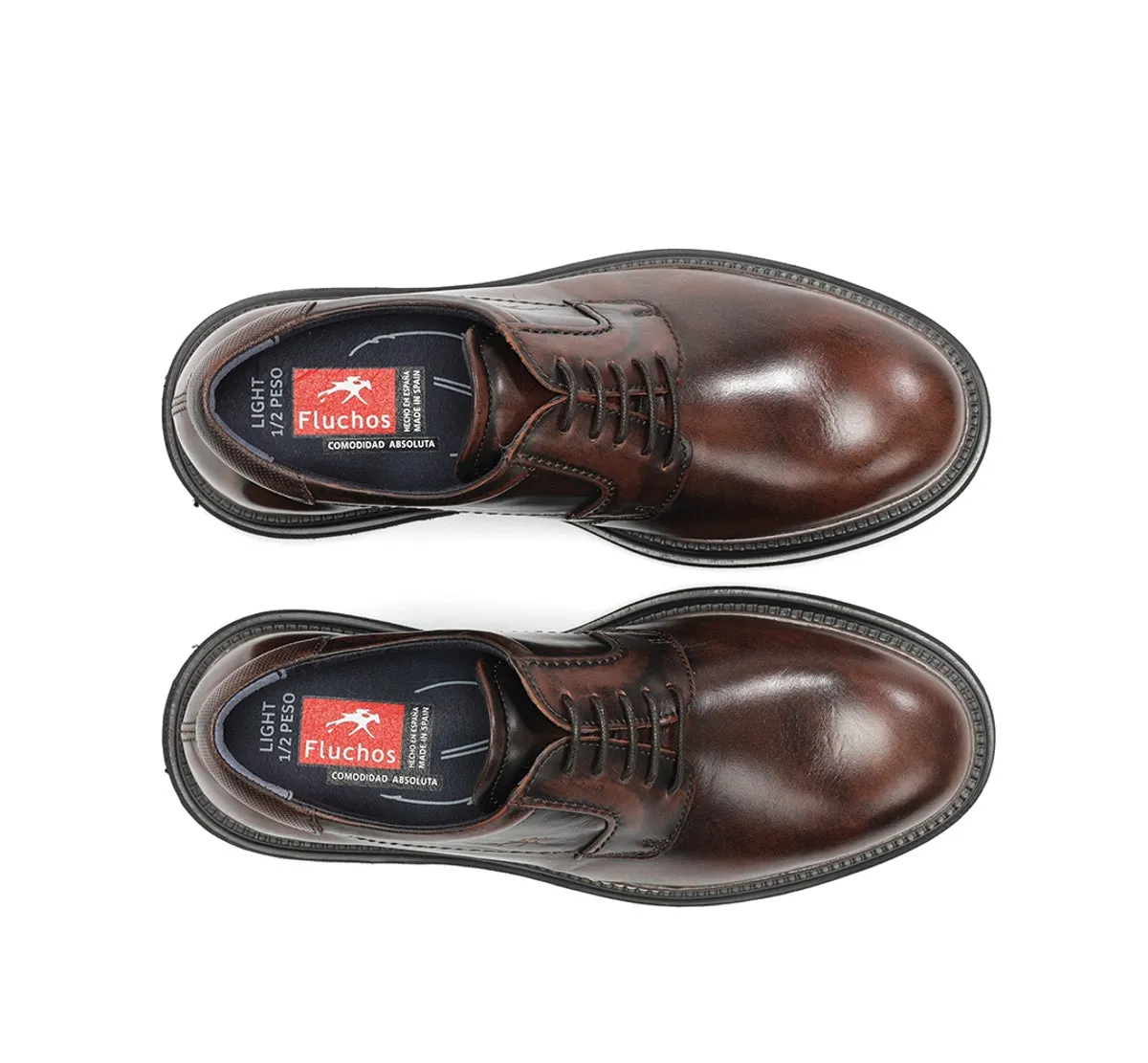 Fluchos Lincon F2054 scarpa uomo marrone classica