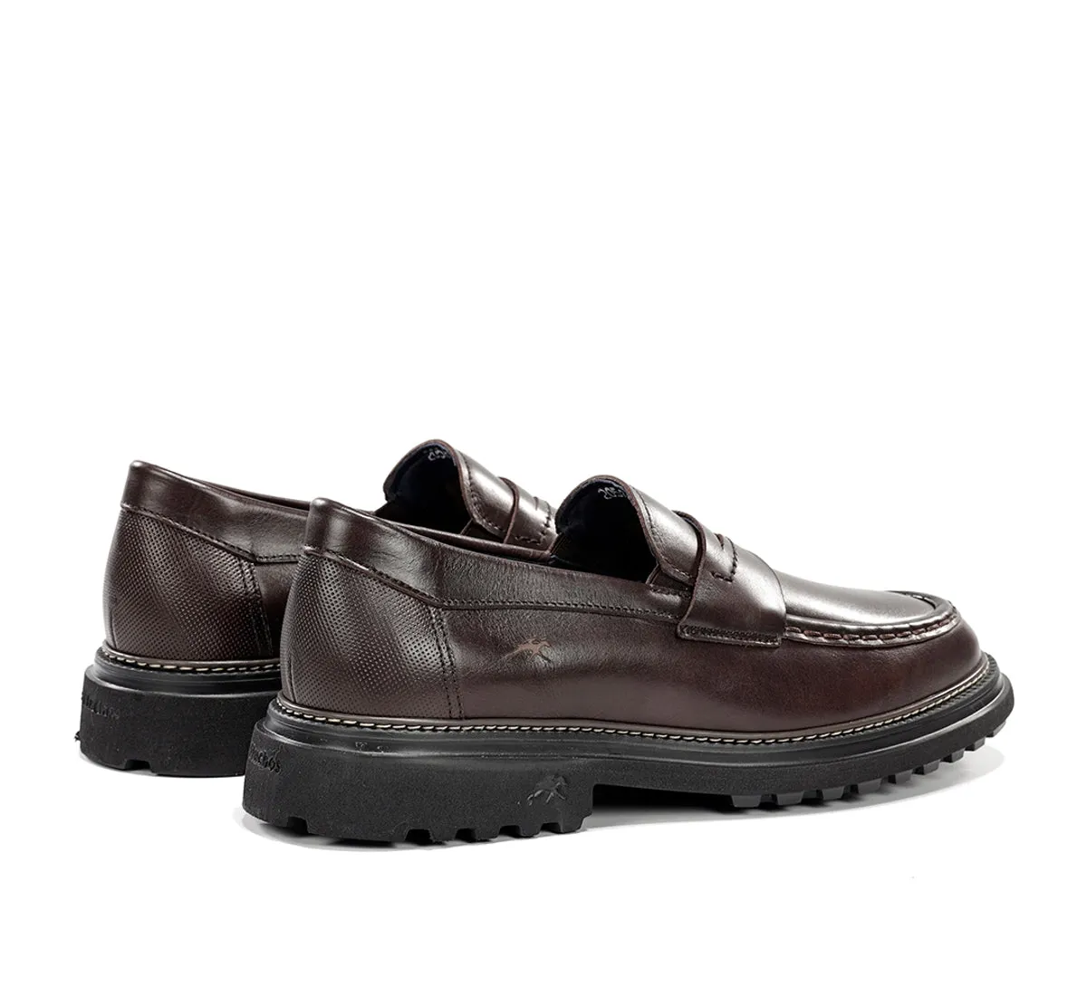 Fluchos Lincon F2058 mocassini uomo marroni pelle