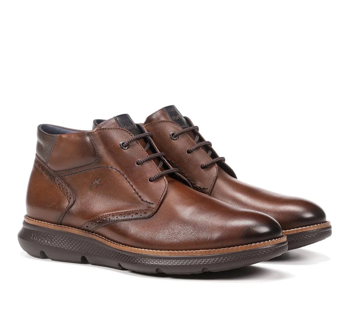 Fluchos William F1353 stivale uomo marrone pelle