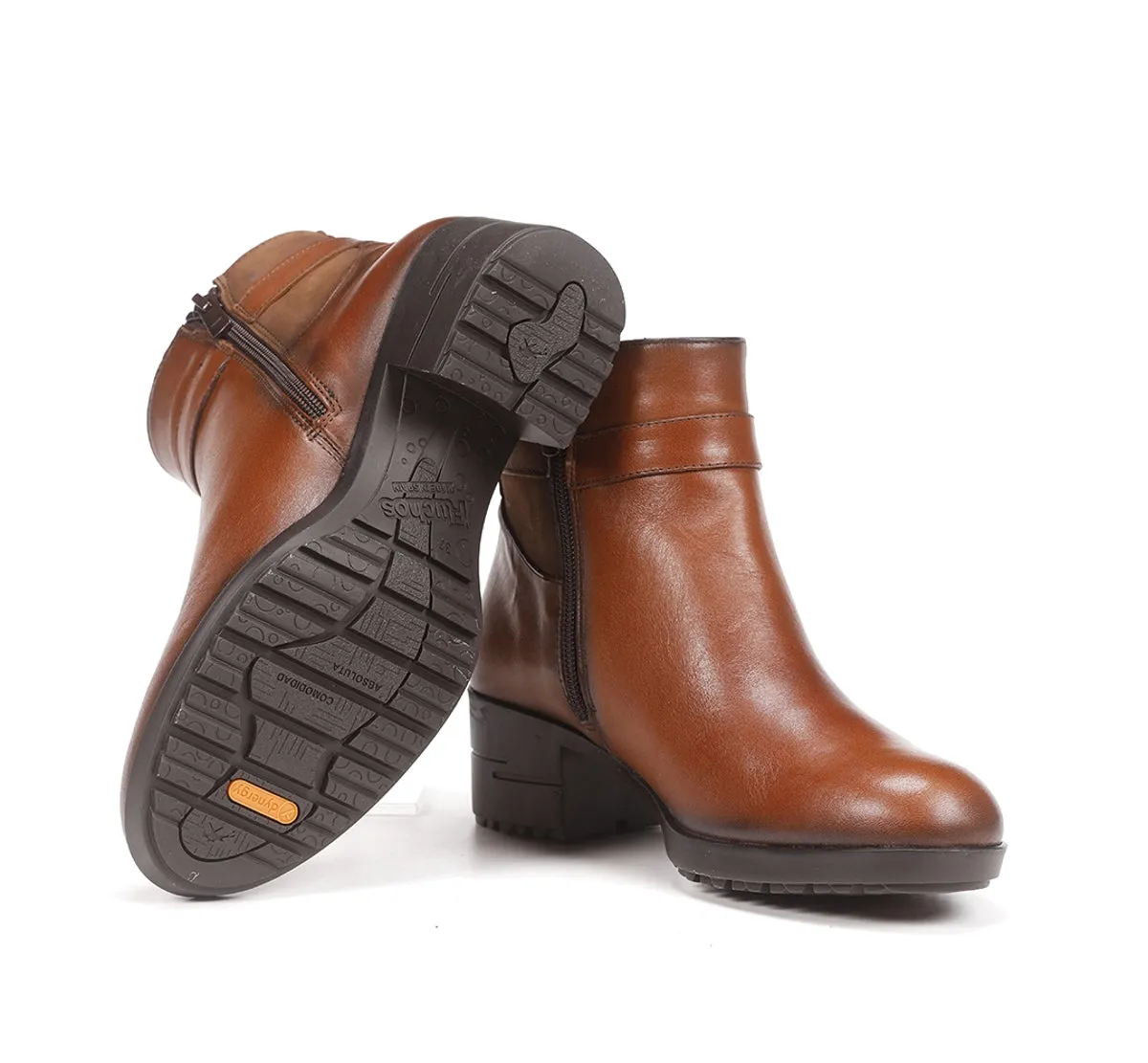Fluchos Aliss F1368 Stivaletti Marroni Donna Pelle