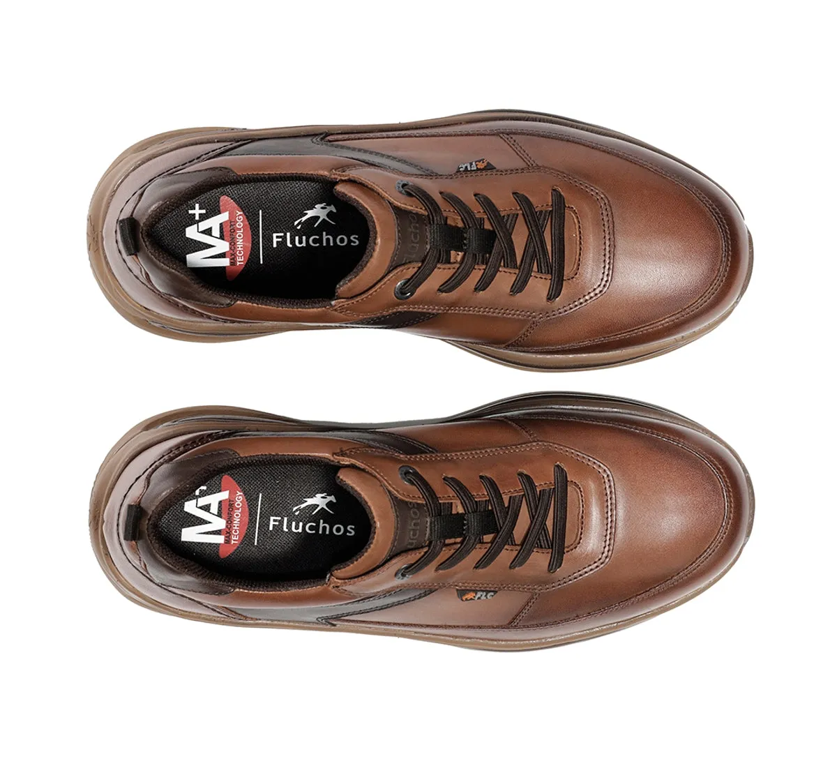 Fluchos Showstep F2565 sneakers uomo marroni comfort