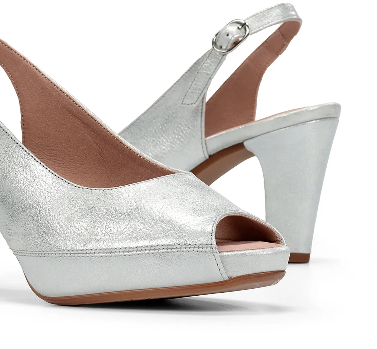 Dorking Blesa D6604 décolleté donna argento