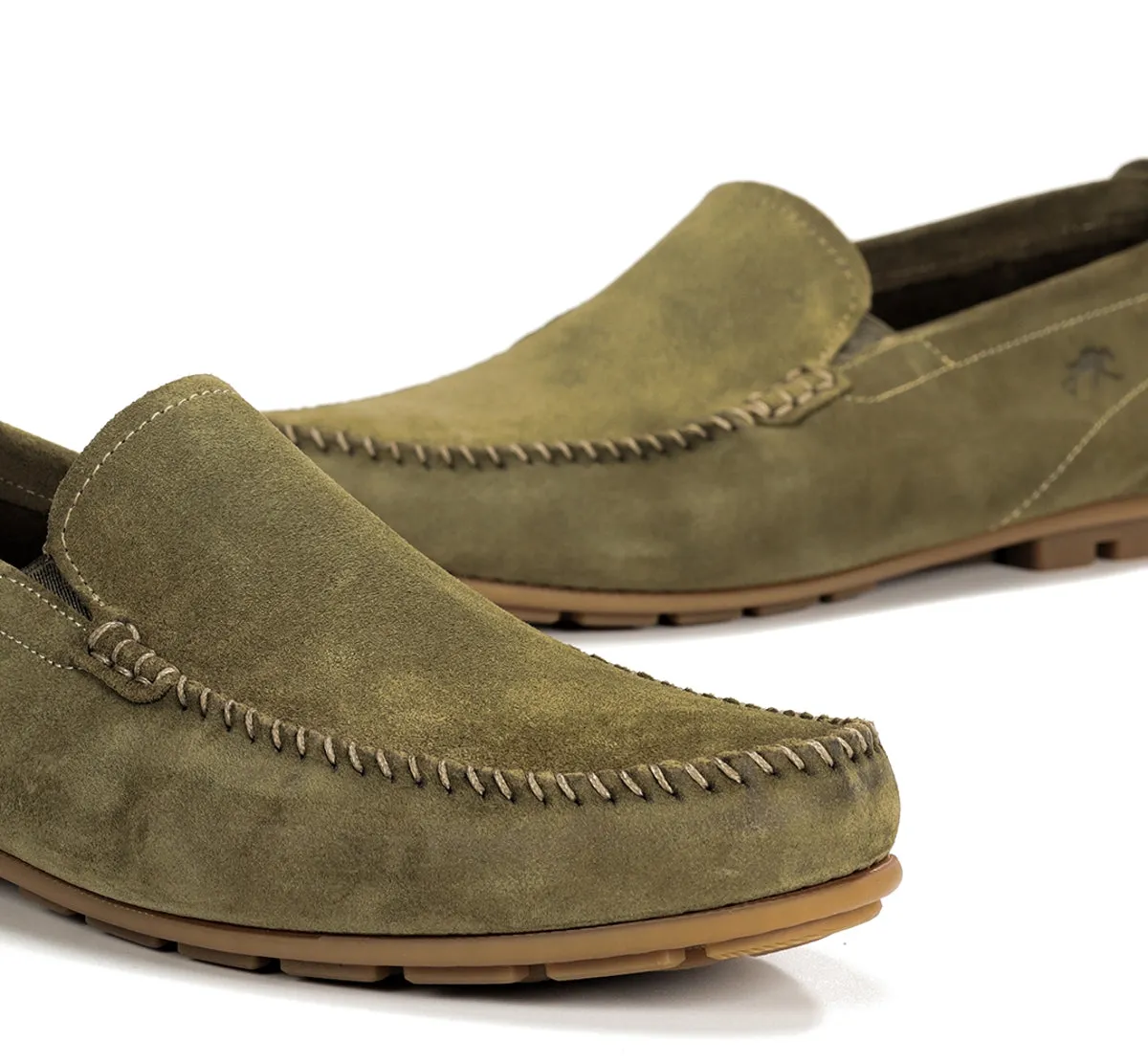 Fluchos Dorian F1091 mocassini uomo verde
