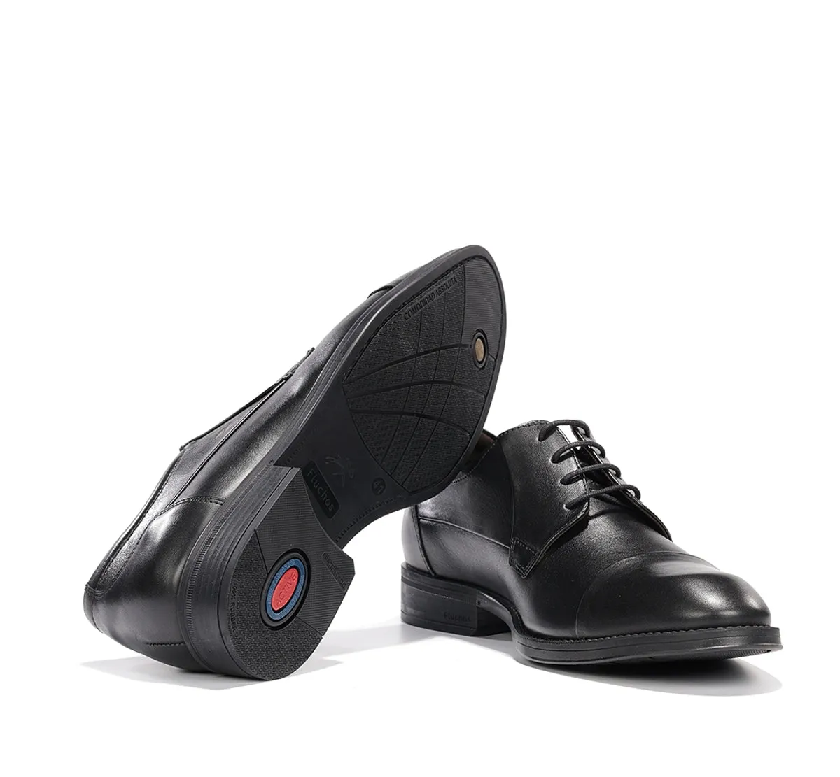 Fluchos Nantes F2486 scarpe uomo nero elegante