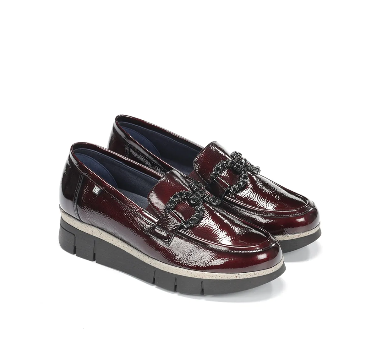 Dorking India D9325 mocassini donna bordeaux
