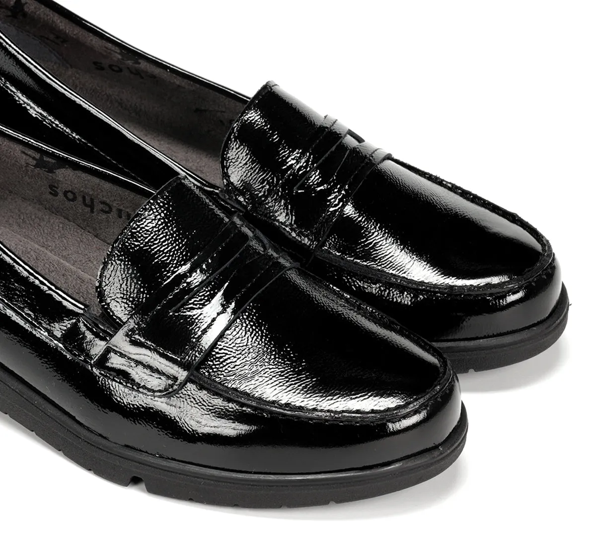 Fluchos Styll F1835 mocassini donna neri comodi